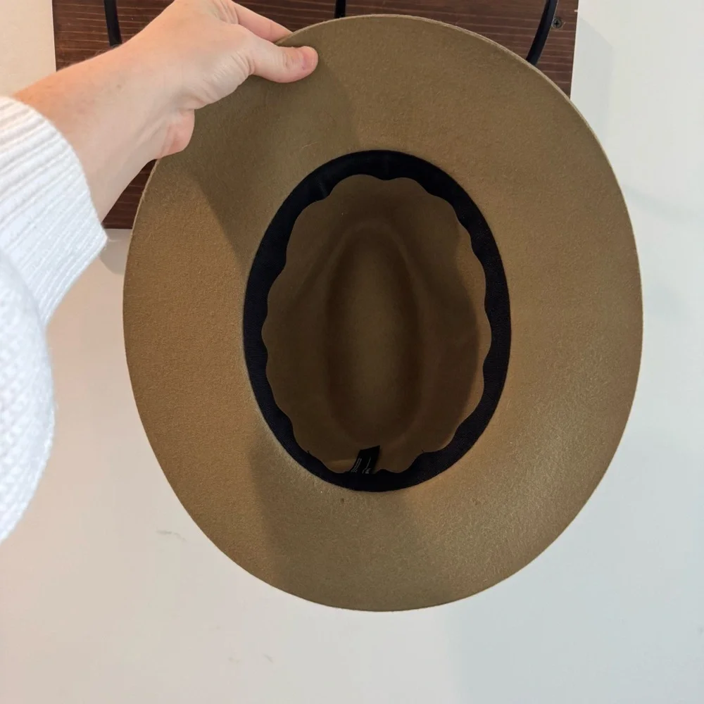 Urban‎ Outfitters Wool Ribbon Trim Fedora One Size - Picture 6 of 8
